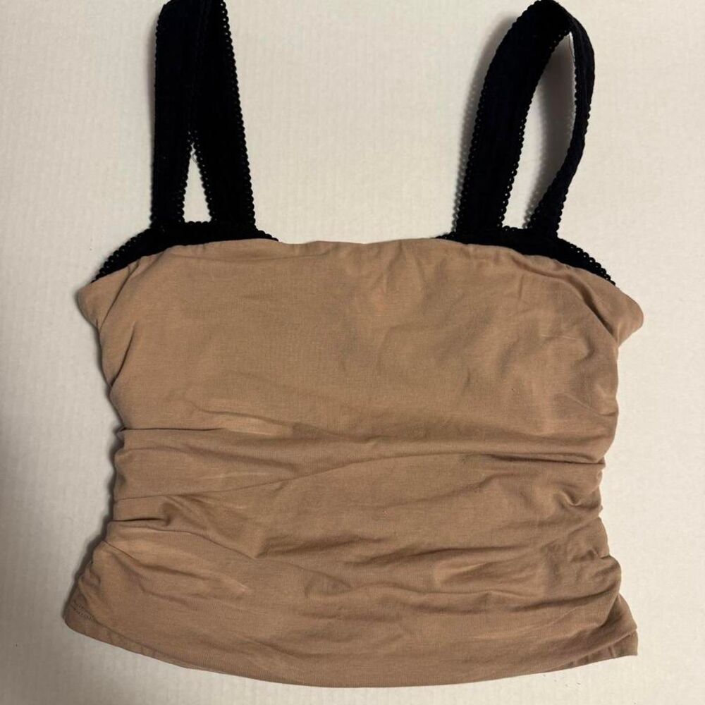 Free-people Women's Tan and Brown Vest